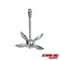Extreme Max Extreme Max 3006.6663 BoatTector Galvanized Folding/Grapnel Anchor - 7 lbs. 3006.6663 - alternate 1